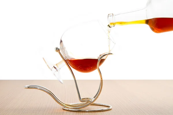Un gobelet de cognac — Photo