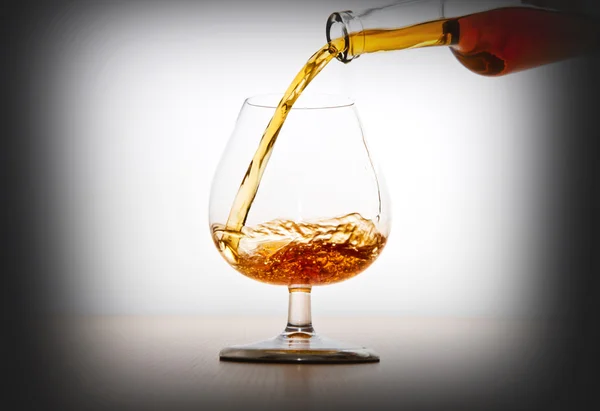 Ein Becher Cognac — Stockfoto
