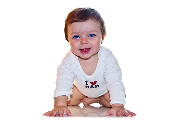 Portrait of beautiful baby girl — Stock Photo, Image