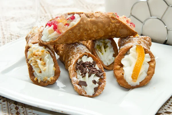 Sicilian cannoli — Stock Photo, Image