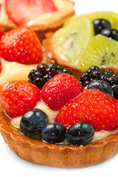 Свежий фруктовый пирог — стоковое фото