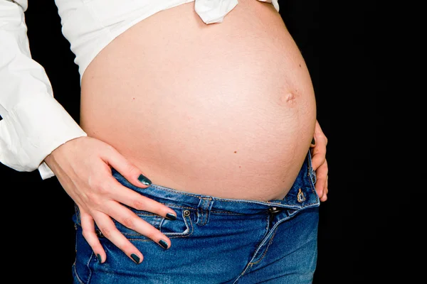 女性妊娠 — ストック写真