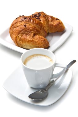 Coffee with brioches clipart