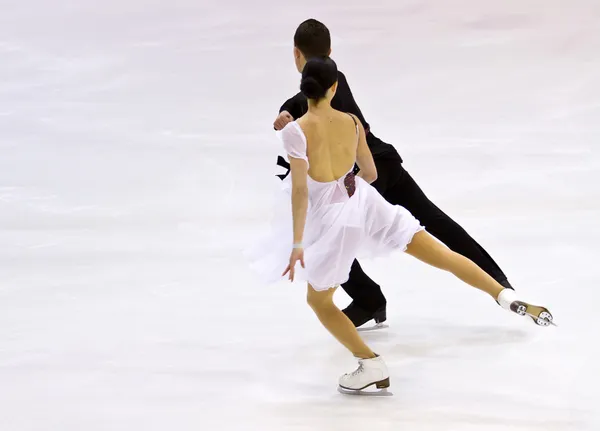Couple figure skater — Stock Photo, Image