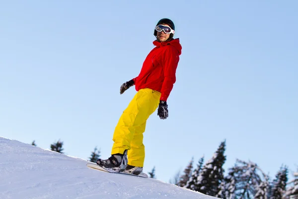 Snowboarder — Foto Stock