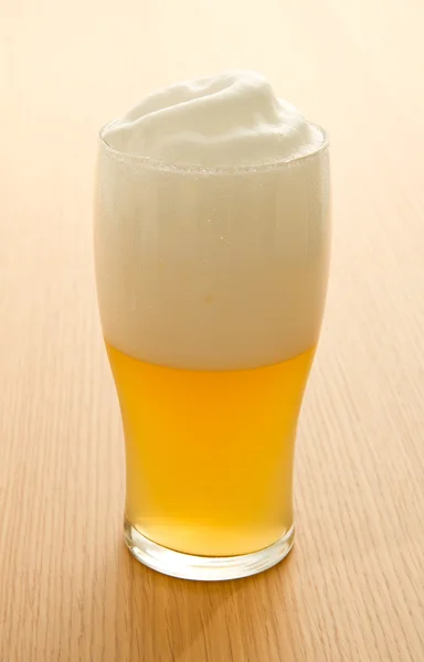 Witbier in een glas — Stockfoto