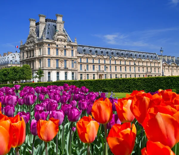 Der Palast in den luxemburgischen Gärten, Paris, Frankreich — Stockfoto