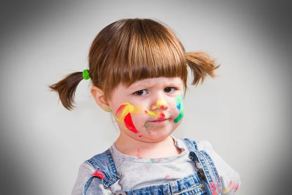 Artista bambina — Foto Stock