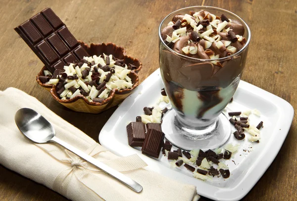 Gelato al cioccolato — Foto Stock