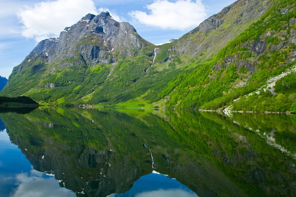 Norway, Scandinavia, Europe. Beautiful fjord and coast. — Stock Photo, Image