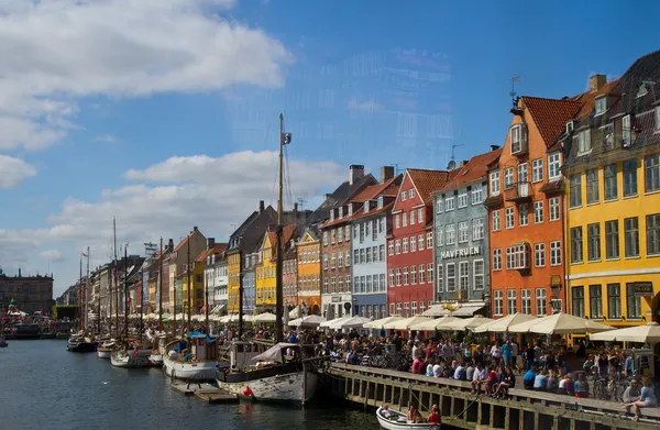 Nyhavn à Copenhague — Photo