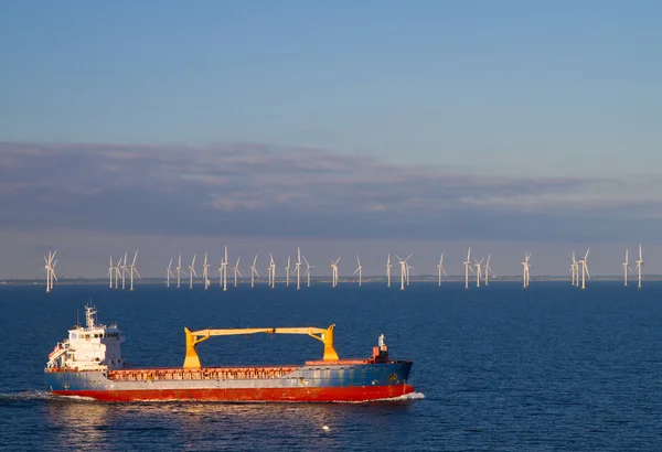 Container lastfartyg — Stockfoto