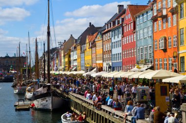 Kopenhag'da Nyhavn