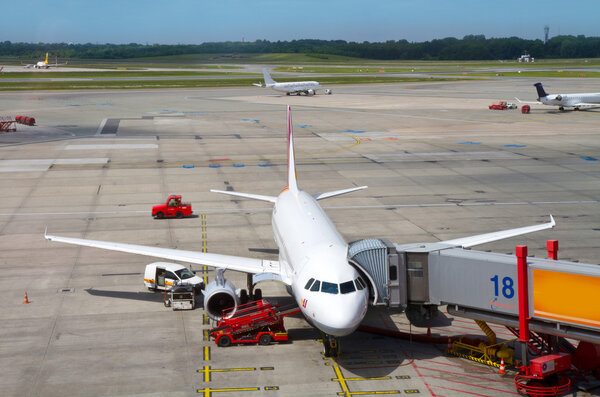 plane on the airport