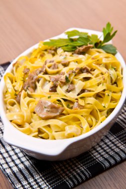 Tagliatelle mantarlı