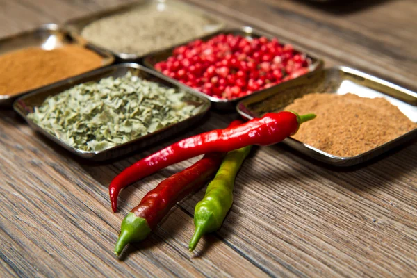 Spices in box — Stock Photo, Image