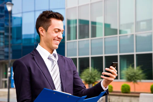 Portrait of an handsome businessman — Stock Photo, Image