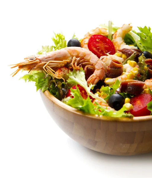 Prawn salad — Stock Photo, Image