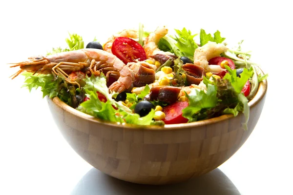 Prawn salad — Stock Photo, Image