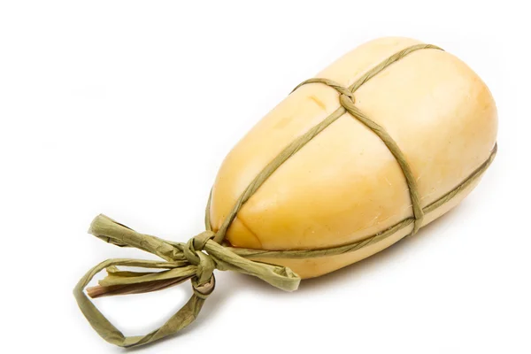 Scamorza, typical italian smoked cheese — Stock Photo, Image