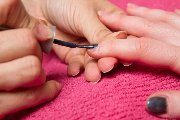 Unha de manicure — Fotografia de Stock