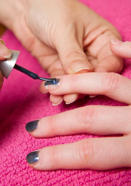 Unha de manicure — Fotografia de Stock