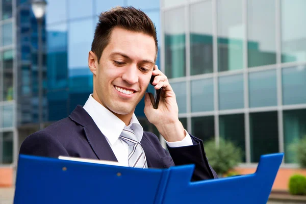 Portrait of an handsome businessman — Stock Photo, Image