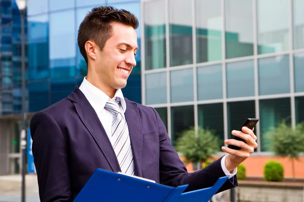 Portrait of an handsome businessman — Stock Photo, Image