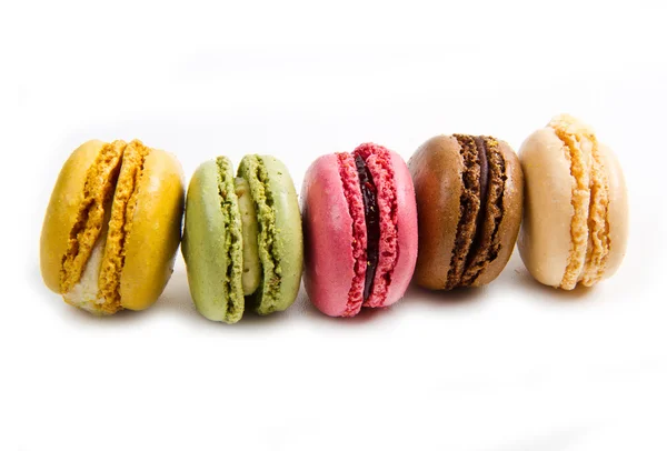 Smakelijke kleurrijke macaroon — Stockfoto