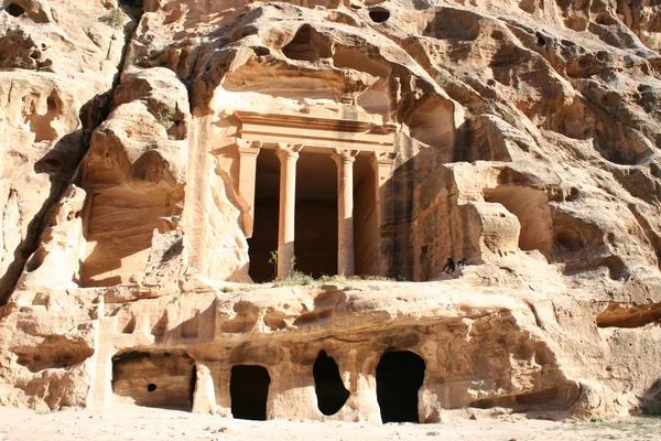 The Treasury in the ancient Jordanian city of Petra, Jordan. — Stock Photo, Image