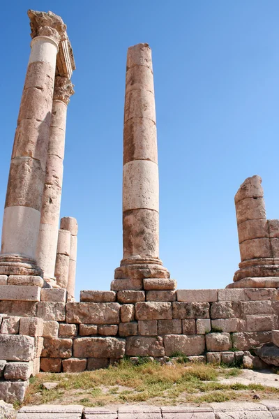 Ancient Jerash. Ruins of the Greco-Roman city of Gera at Jordan — Stock Photo, Image