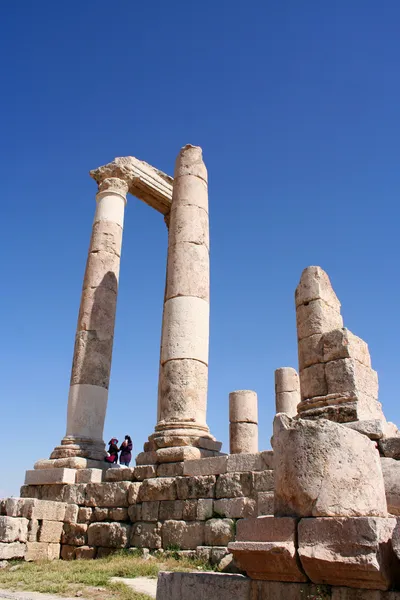 Uralter Schrott. Ruinen der griechisch-römischen Stadt Gera bei Jordanien — Stockfoto