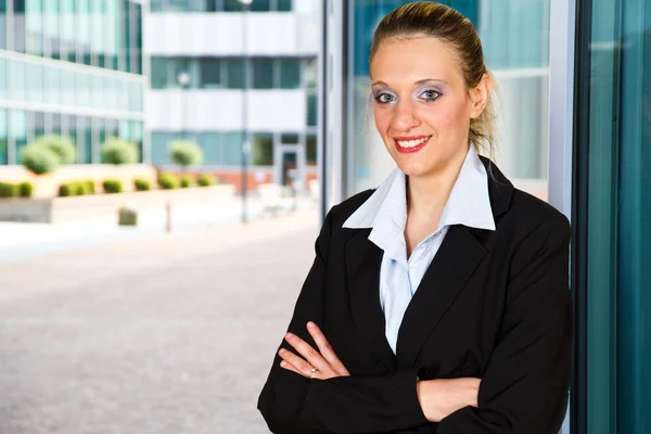 Modern affärskvinna på kontoret — Stockfoto