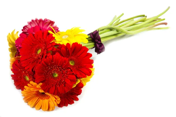Renkli gerbera çiçekleri buketi — Stok fotoğraf