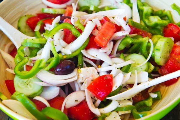 Kreikkalainen salaatti — kuvapankkivalokuva