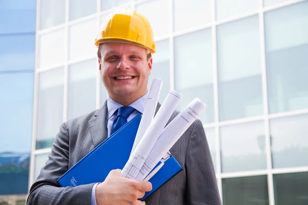 Retrato de um arquiteto — Fotografia de Stock