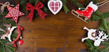 Bir Noel dekorasyon arka plan