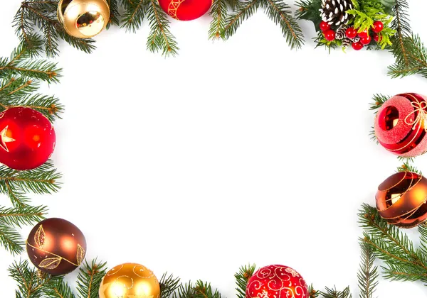 Eine Weihnachtsdekoration Hintergrund — Stockfoto