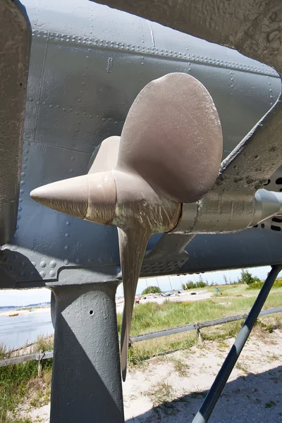 German world war 2 submarine type VIIC/41 - propeller — Stock Photo, Image