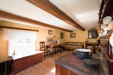 Polonya XIX yüzyıl içinde eski kırsal ev