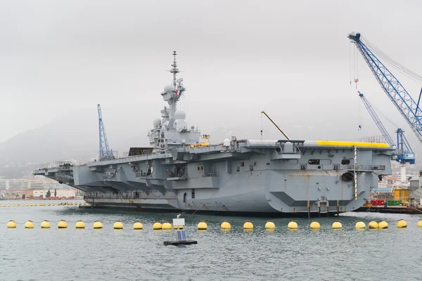French military nuclear carrier — Stock Photo, Image