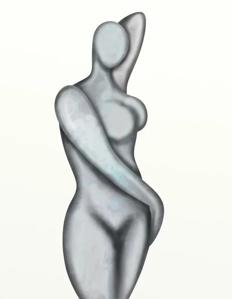 Cuerpo abstracto de la mujer — Foto de Stock