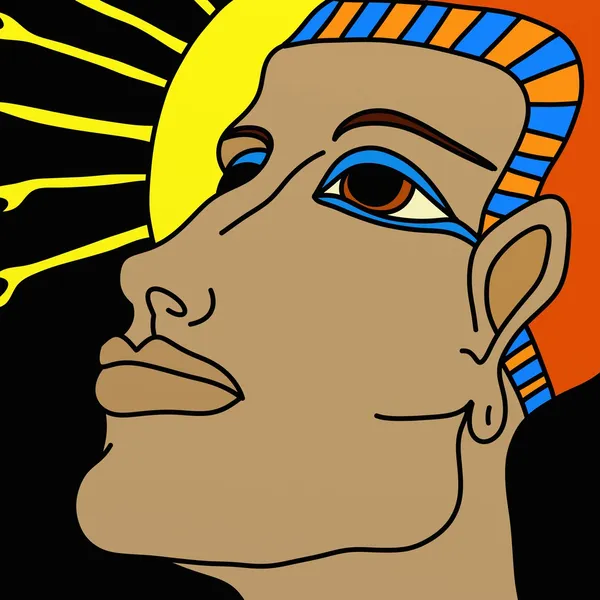 Face of pharaoh — Stock Photo, Image