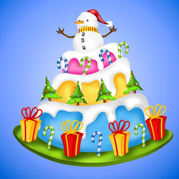 Karácsonyi torta — Stock Fotó