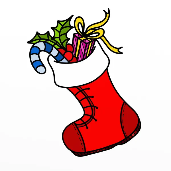 Ботинок Санта-Клауса — стоковое фото