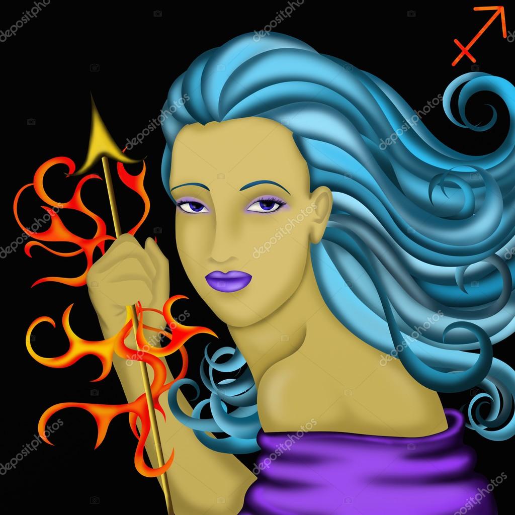  Zodiac signs - Sagittarius — Stock Photo © goccedicolore #35359683