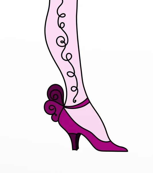 Обувь розовая — стоковое фото