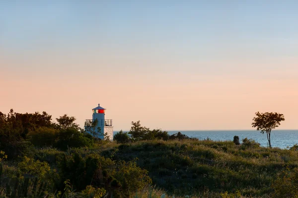 Lighthouse in Byxelkrok, island Öland, Sweden — Stok fotoğraf