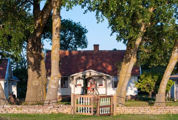 Αγροτικό σπίτι για το νησί oeland, Σουηδία — Φωτογραφία Αρχείου