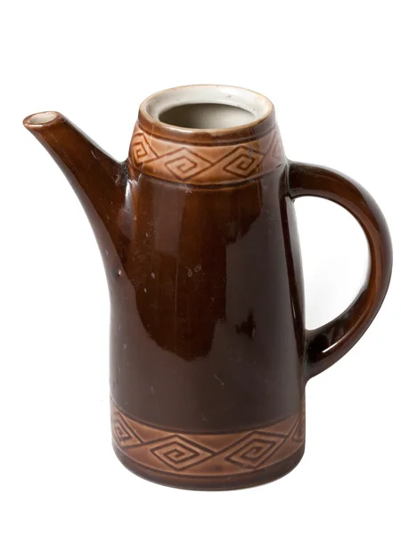 陶瓷咖啡壶 — 图库照片